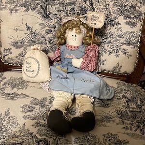 Mom’s Fix-it Shop Doll Boo Boo 19-inch House of Lloyd 1997 Shelf Sitter BT9